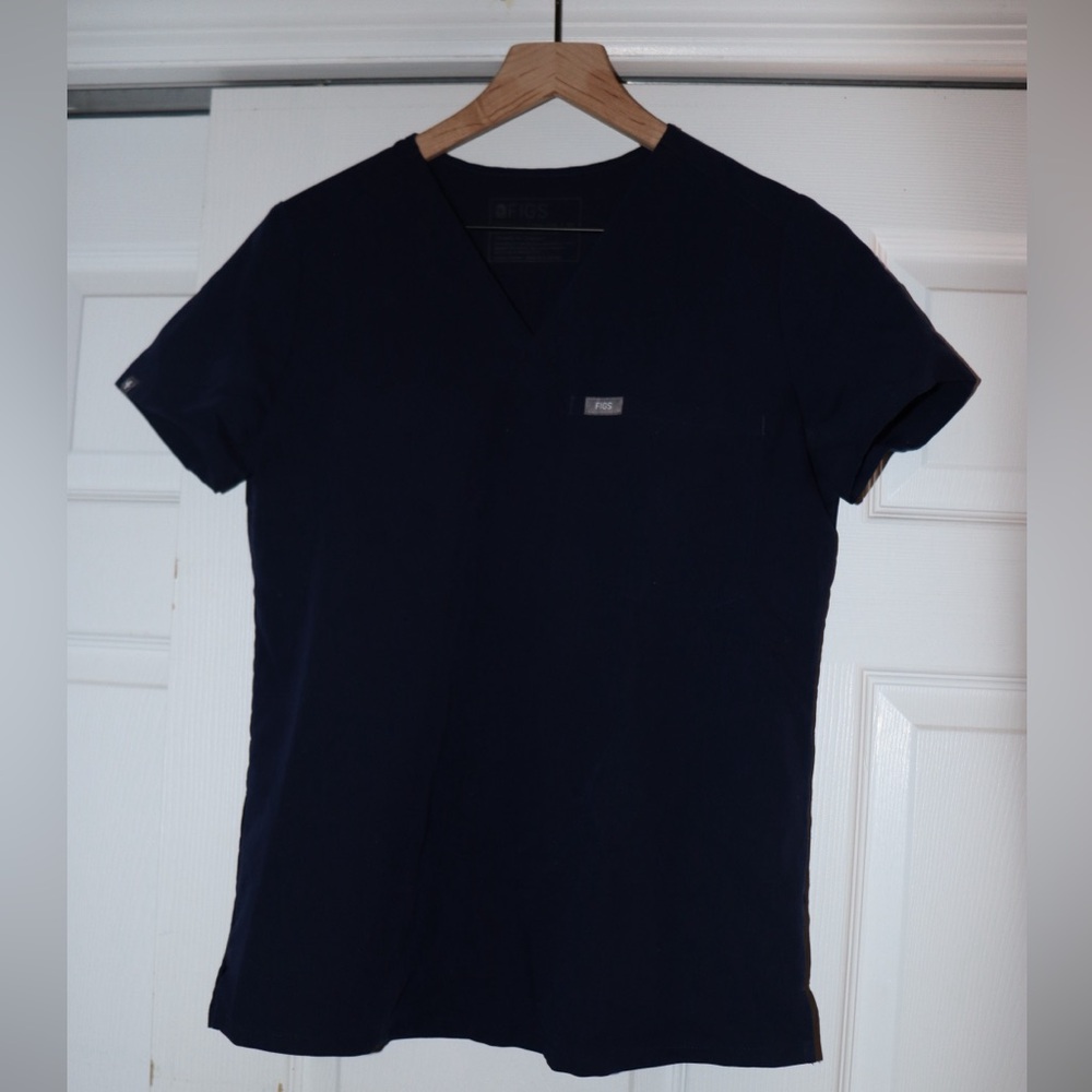 Women's Navy Figs Top